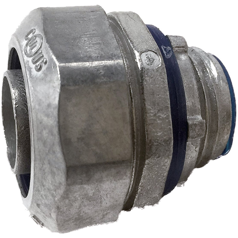 Conector Cajilla Metalica - Tuberia Liquid Tigth de 1".  Material Zinc. Certificado UL-E4365150.