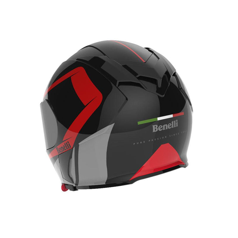 Casco KV-03 Benelli Negro-Rojo Talla M