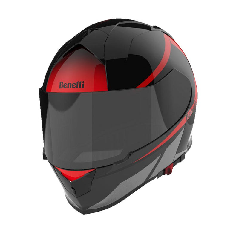 Casco KV-03 Benelli Negro-Rojo Talla M