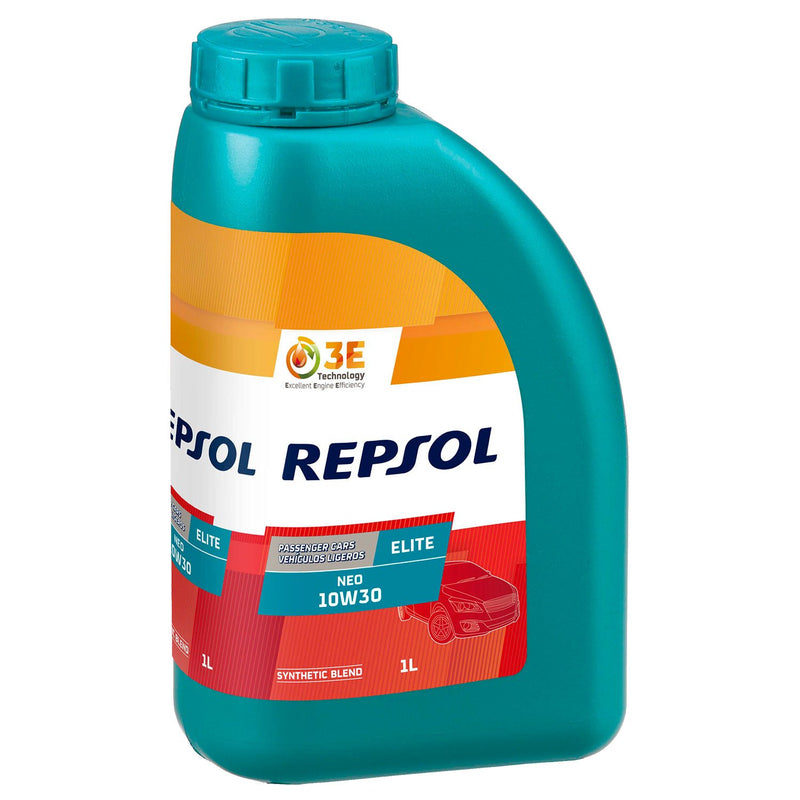 ACEITE LUBRICANTE SEMISINTETICO 10W30 REPSOL 1L. USO PARA MOTORES A GASOLINA Y DIESEL QUE TRABAJAN A