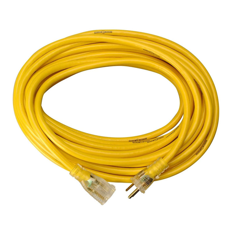 Extension Electrica Polarizada De 1 Salida Nema 5-15P. 125Volt - 50FT - 15A. Calibre 3X14awg.