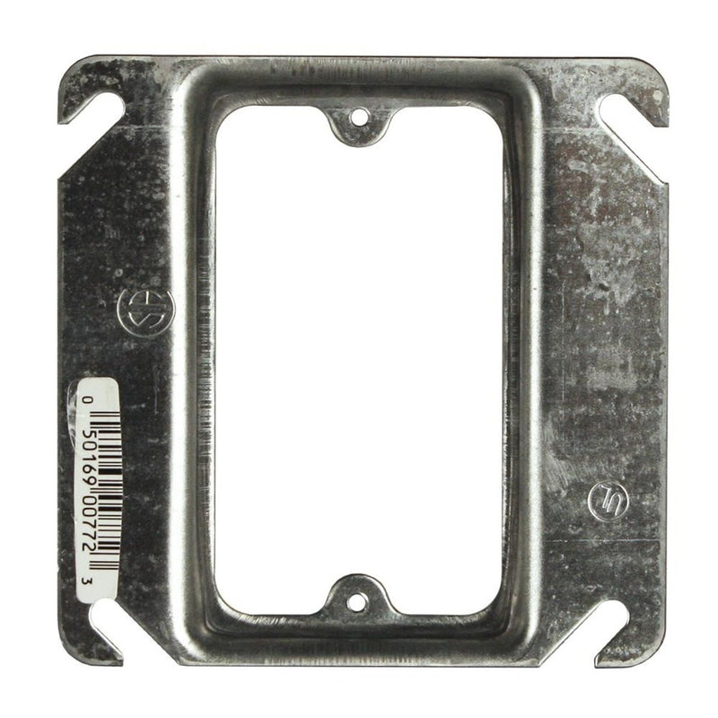 Tapa De Repello Para Cajilla Electrica De 4X4 Con Una Entrada. Sobre Salto De 6 Mm.