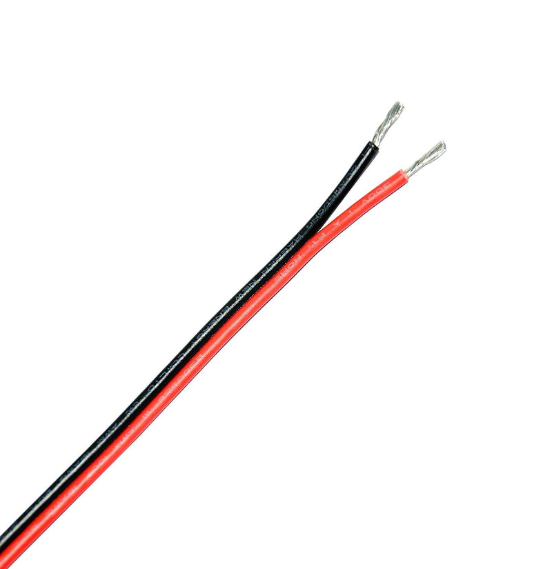 Cable Sonido/Bocina 100% Cobre.Calibre 18 AWG-OD 3.6X7.2 mm. 300/500 Volt. Material PVC - Cobre.