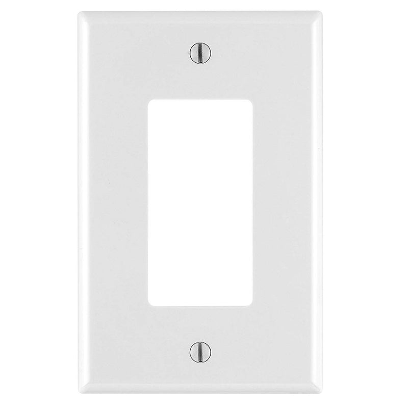 Tapa Plastica para Interruptor Sencillo Linea Decorativa. Incluye Tornillos Metalicos.