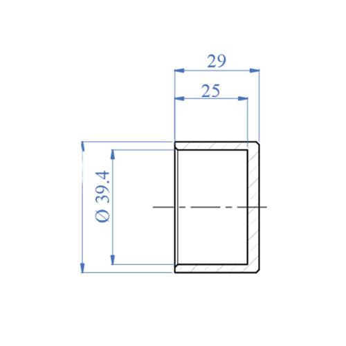 Tapa plana para Madera.