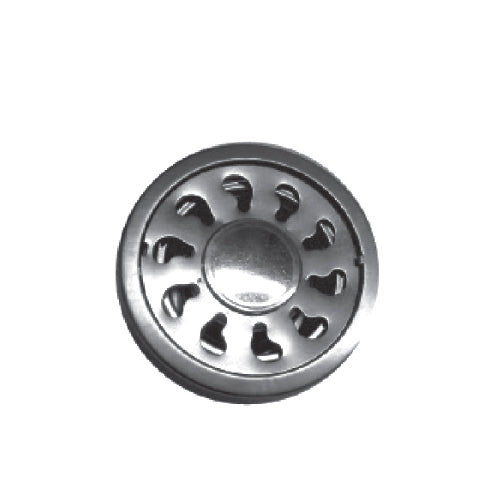 TAPA PARA DESAGUE ACERO INOX. 3".