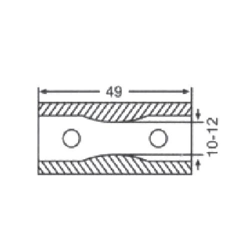 Guia de plastico para Sistema Slider.