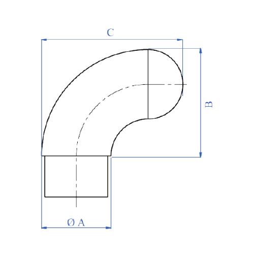 Terminal Decorativo Para Pasamanos. 42.4 Mm.