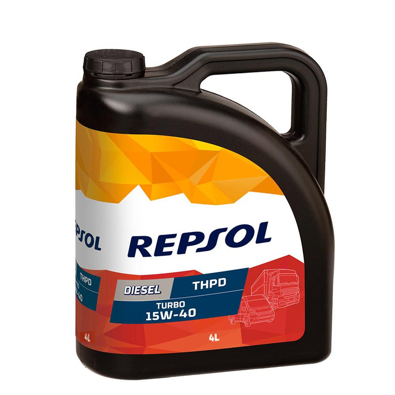 ACEITE LUBRICANTE 15W40 REPSOL DIESEL TURBO 4L THPD USO PARA MOTORES DE ULTIMA GENERACION