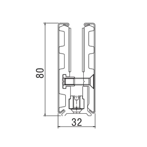 Zocalo 80Mmx3mt Acero Inox Cover Acero Inox.Sist Bloque No Req. Saque Incl. 2 Tapas P/8-10-12Mm Sati