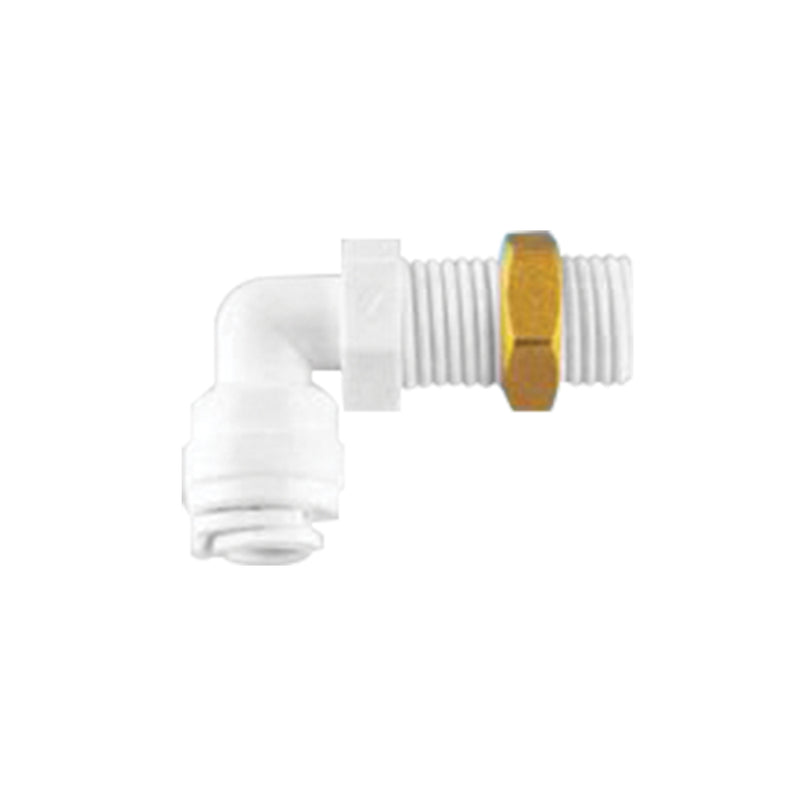 conector rapido 90 grados 1/4" con rosca 1/4" y tuerca bronce