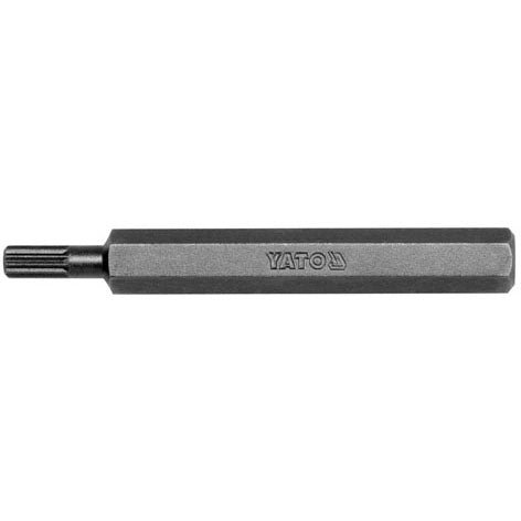 1 Pza- Punta Impacto Estriadas Spline 8 X 70 Mm, M5