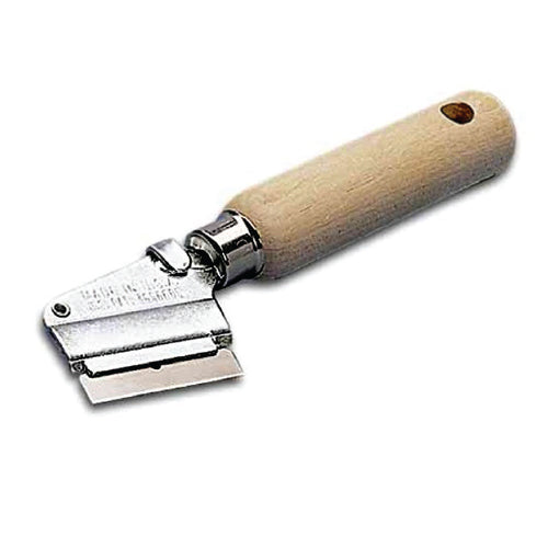 Knife for laminated glass 40mm with wooden handle.429.