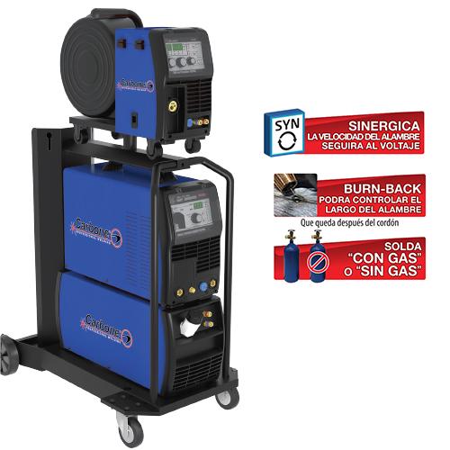 MULTIMIG 500F 3en1.MIG SINERGICA,TIG,MMA.500amp Trifasica 440V.50-60Hz.Incluye radiador,carrito.(1añ