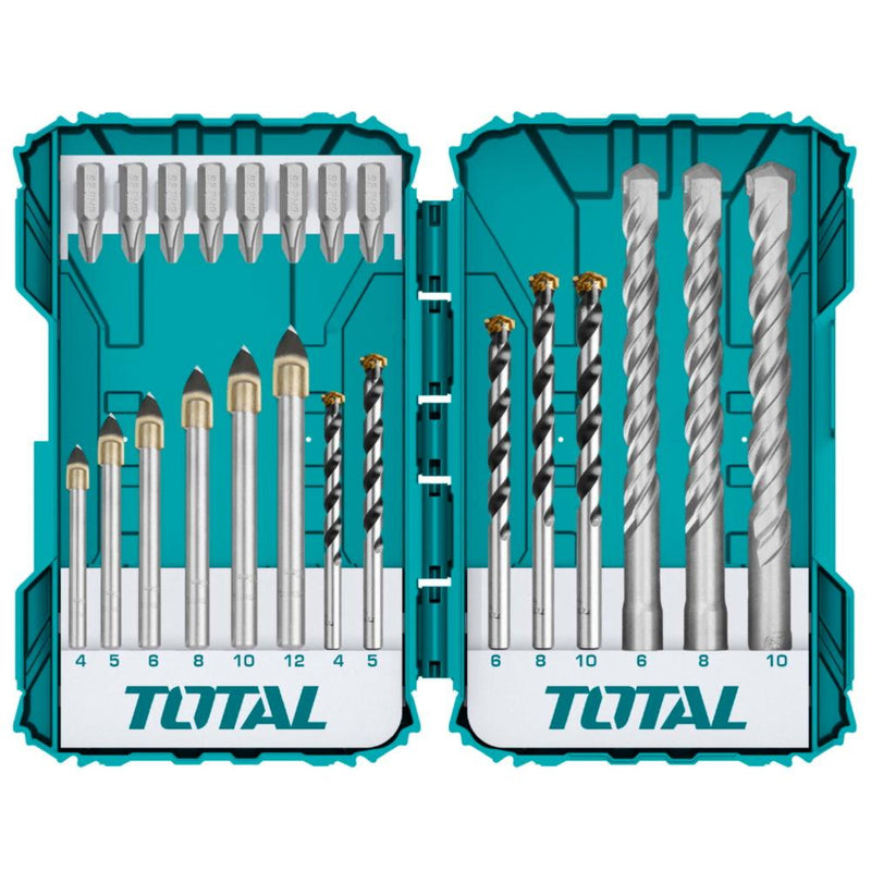 Juego De 22 Piezas De Brocas Y Destornilladores Para Taladro.