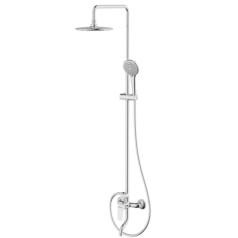 Llave De Ducha Bañera Con Mezclador De 1 Mando. Tamaño Del Grifo: 150 X 192 Mm