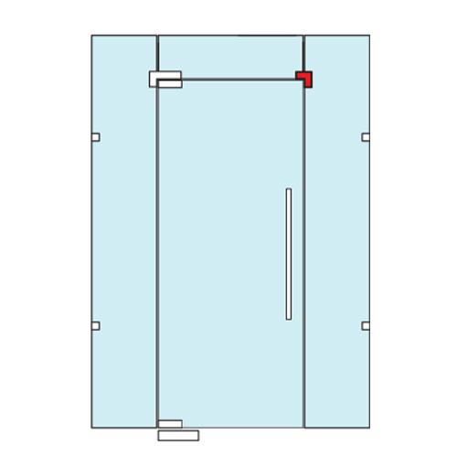 CONECTOR SUPERIOR EN L. SATINADA