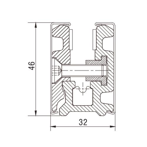 Zocalo 46mmx3mt acero inox Cover Acero inox.sist bloque No req. saque Incl. 2 tapas P/8-10-12mm Sati