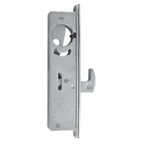 cerradura de gancho de 31/32_ para puertas de aluminio. Sin cilindro y placa se vende aparte.