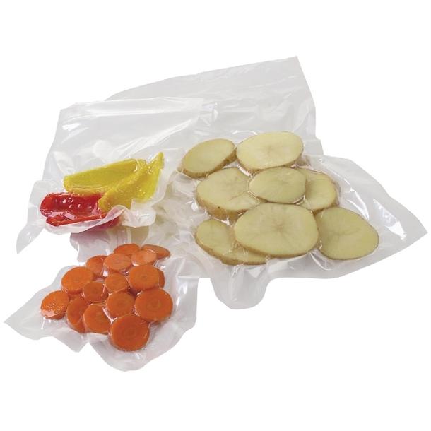 100Pcs Bolsas Empaque Al Vacio 25Cm*30Cm Para Empacar Alimentos PE+PA Polyetileno/Nylon Libre De BPA