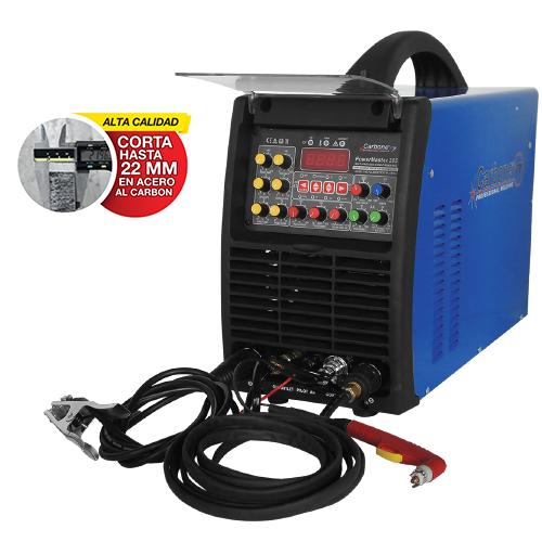 POWERMASTER256 Maquina Tig HF AC/DC.Corte con plasma 22 mm y electrodo(220V 60 Htz)Heavy duty(1año)