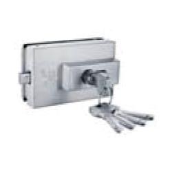 cerradura para sistema 8900A Acero inox 304. Vidrio 10-12 mm requiere saques. Acabado Satinado