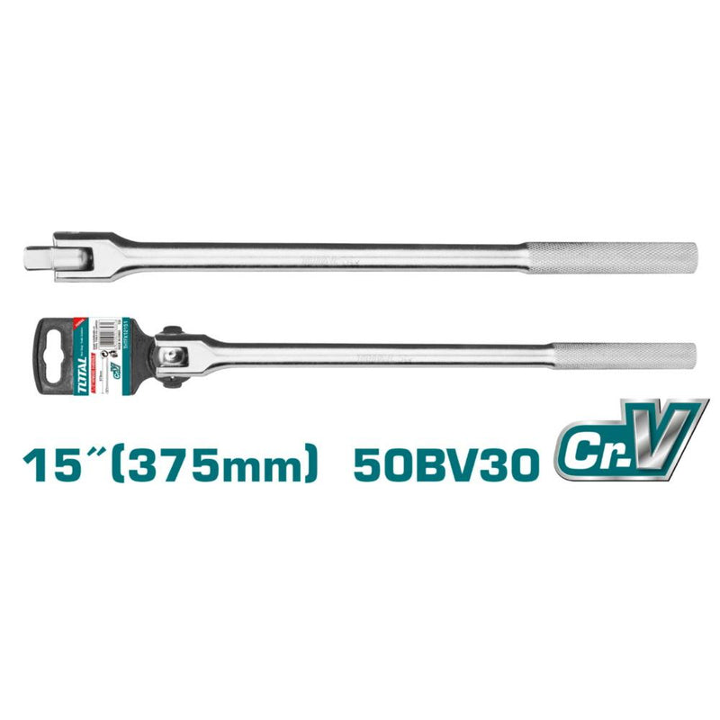 Extension Barra Articulada Flexible De 1/2". Longitud: 15" (375Mm). Cr-V (50 BV 30).