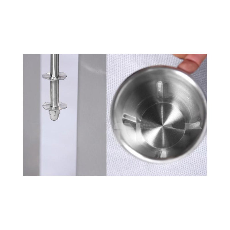 Maquina de batidos ( milk shaker ) 1 cabezal 80W 110/60 htz 190*160*520. acero inox (1 año)