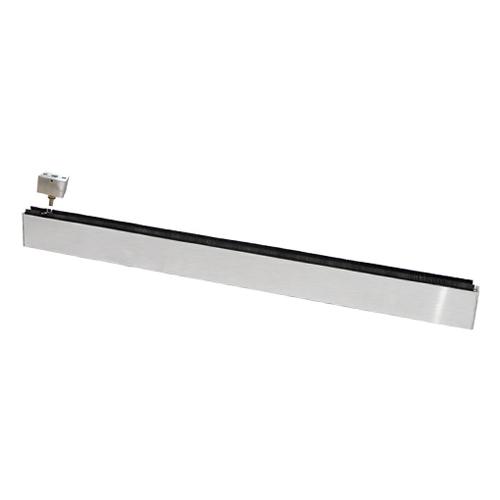 Zocalo sup puerta.80mm inox304macizo 1mt recortable No req saques P/8-10-12mm Sat