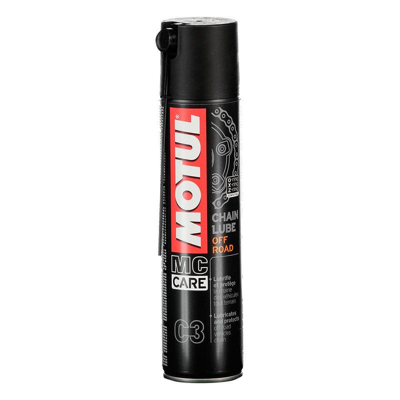 MOTO CHAIN ACEITE LUBRICANTE C3 EN AEROSOL DE 400 ML PARA MANTENIMIENTO DE CADENAS  Y TRANSMISIONES