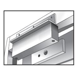 Adaptador en forma L para cerradura electromagnetica 1200lbs