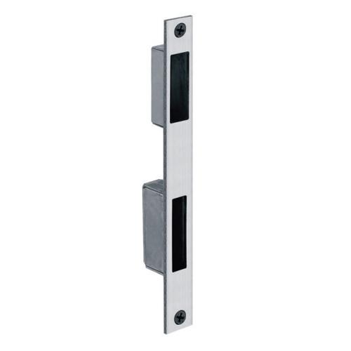 Recibidor de pared para Cerradura cuadrada de alta calidad. Acero inox 304.Brillante