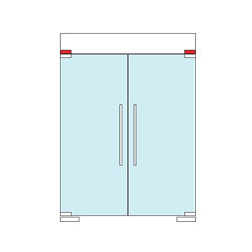 CONECTOR SUPERIOR CON PLACA. SATINADO