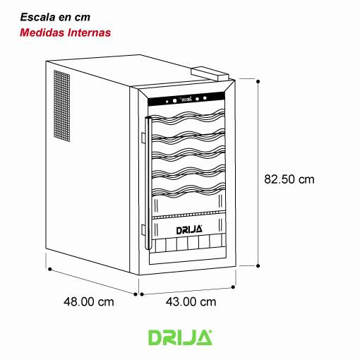 VINERA ELECTRICA 28 BOTELLAS. MERLOT 28 PROFESSIONALE.