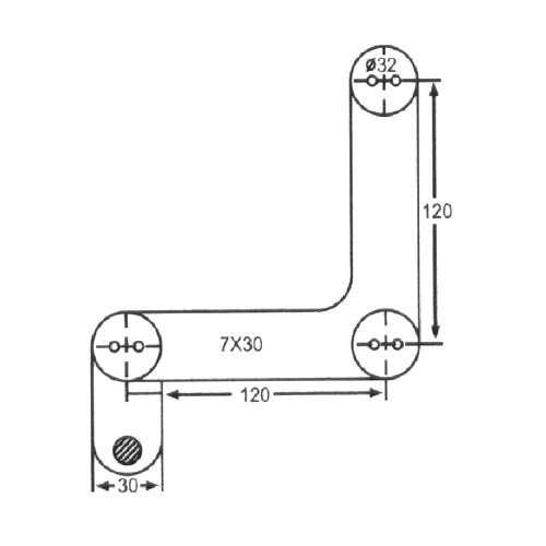 Conector de Sobrepanel con tope