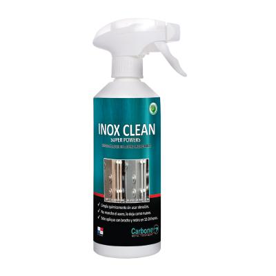 500Ml INOXCLEAN LIMPIADOR DE ACERO INOX. RETIRE C/ AGUA EN12-24 HORAS.NO MANCHA/NO TOXICO.RINDE 50M2