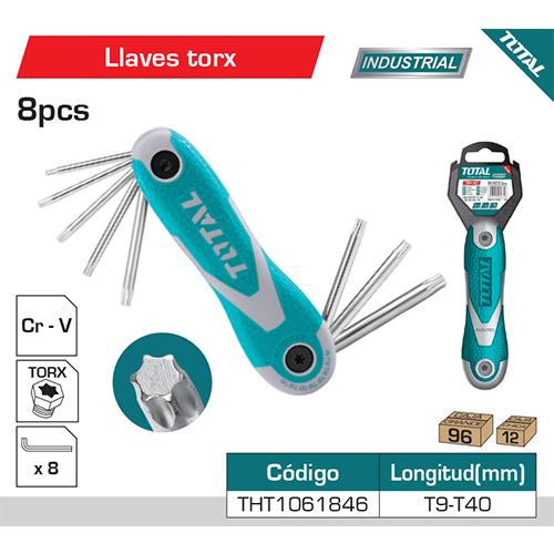 Set De 8 Llaves Torx