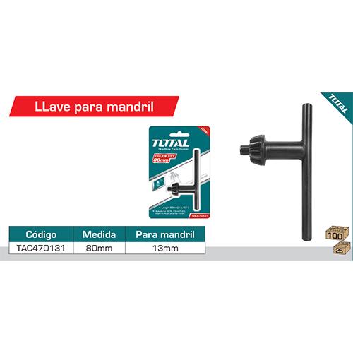 Llave Para Mandrill Para 13 Mm . Largo 10 Mm