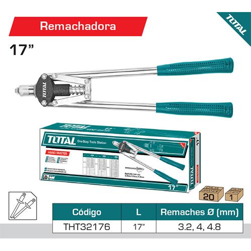 Remachadora  420Mm,17". Para Remaches 3.2Mm,4Mm,4.8Mm