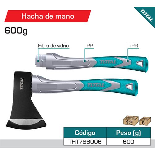 Hacha De Mano. Tratam Térmico, Acero 45