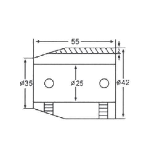 Conector de Tubo a pared