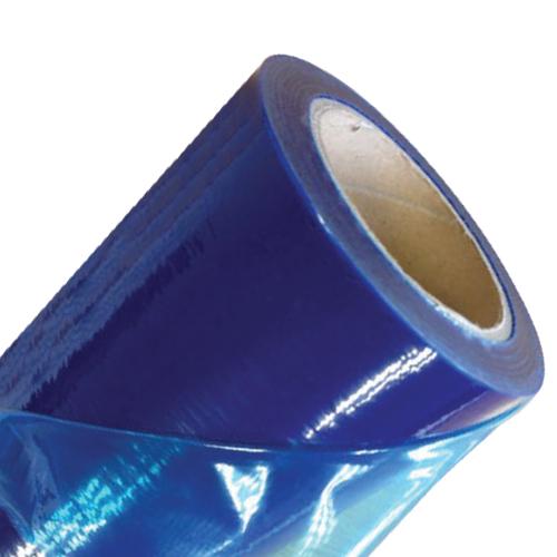 Rollo de plastico azul de alta calidad, 1año de duracion,80 micrometros de espesor,610mm de ancho