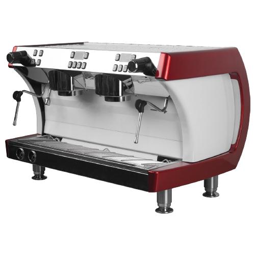 Maquina expreso 2 cuerpos 80*60*58cm 220V/60Hz 3500W 12L 240Cup/H.Refil automat. cafetera(1 año)