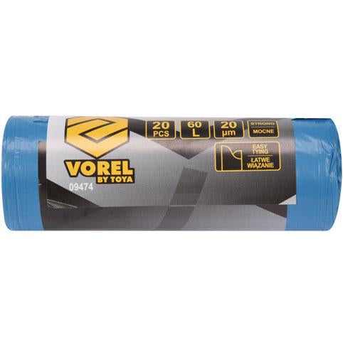 Bolsas De Residuos Con Sujetador (60 L, Resistente)