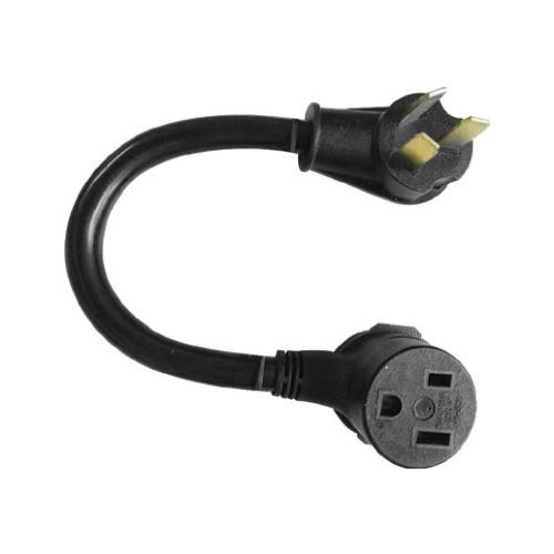 Adaptador hembra NEMA 6-50R  y salida macho NEMA  10-50P 125/250V cat 80.