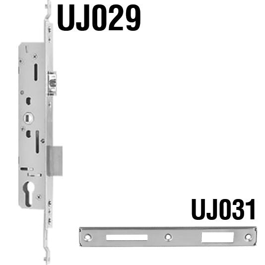 Cuerpo de cerradura Europea de Back Set de 29 mm y Distancia C-C 92 mm. Cuerpo de acero inoxidable.