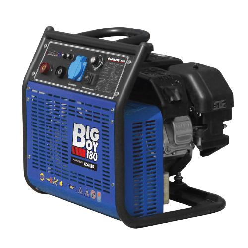 Motosoldador gasolina BIG BOY 180 Amp. Motor kohler. 60%CICLO. Peso total 36Kg garantia 1 año