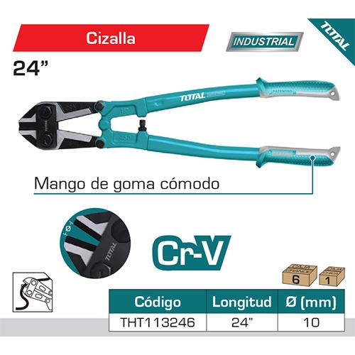 Cizalla Manual De 24". Cuchilla De Cr-V