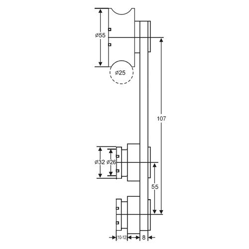 Rodamiento Para Sistema Slider (UNIDAD).