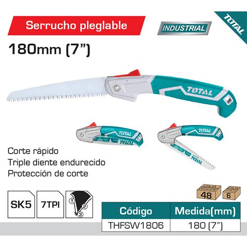 Serrucho Pleglable 7"/180Mm